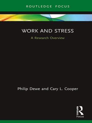 cover image of Work and Stress